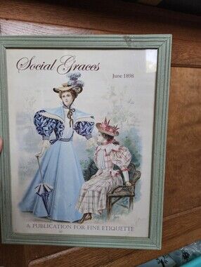Vintage Framed Magazine Cover Art